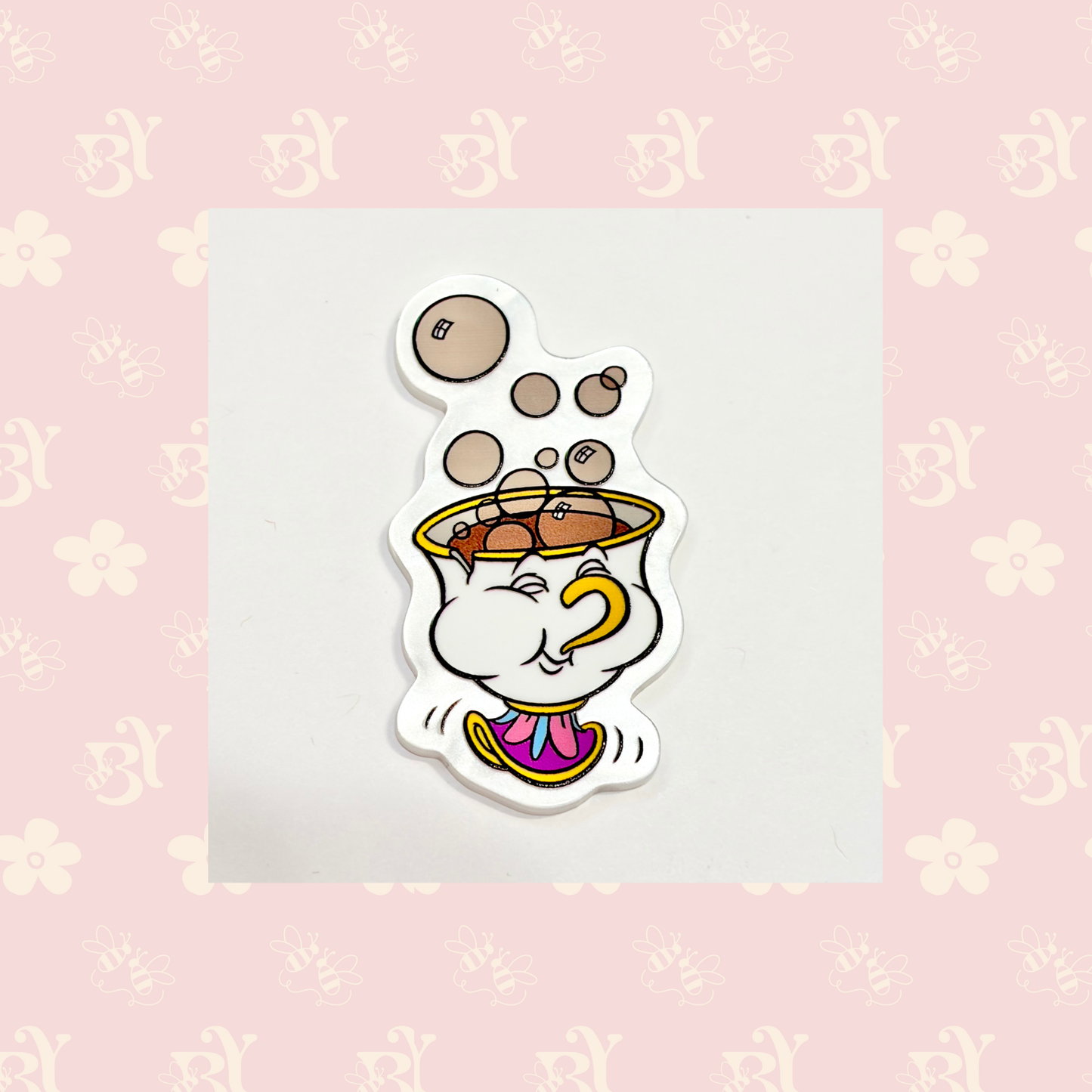 Tea cup bubble
