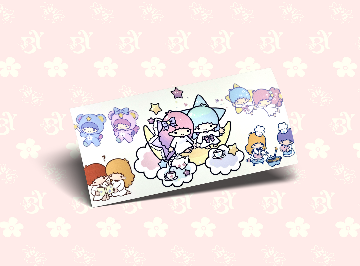 Twin moon star angels