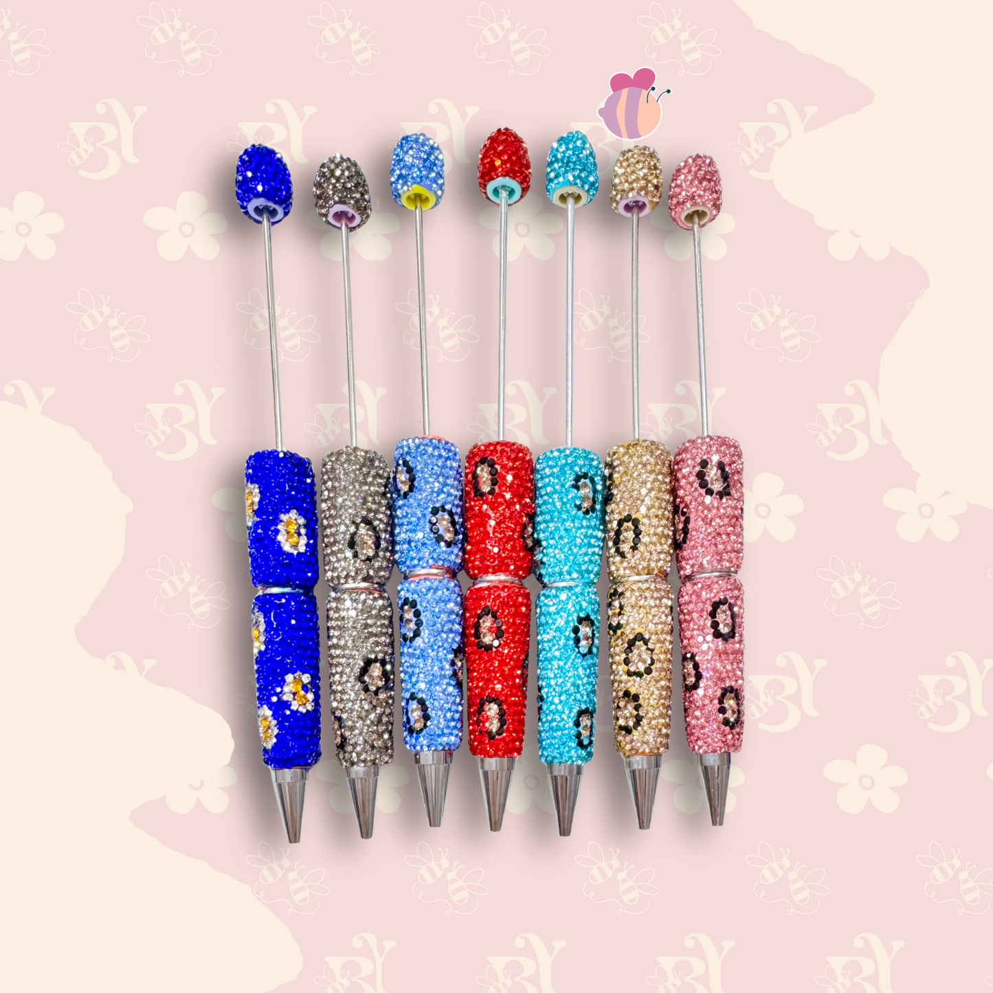 Rhinestone Animal Print Pen