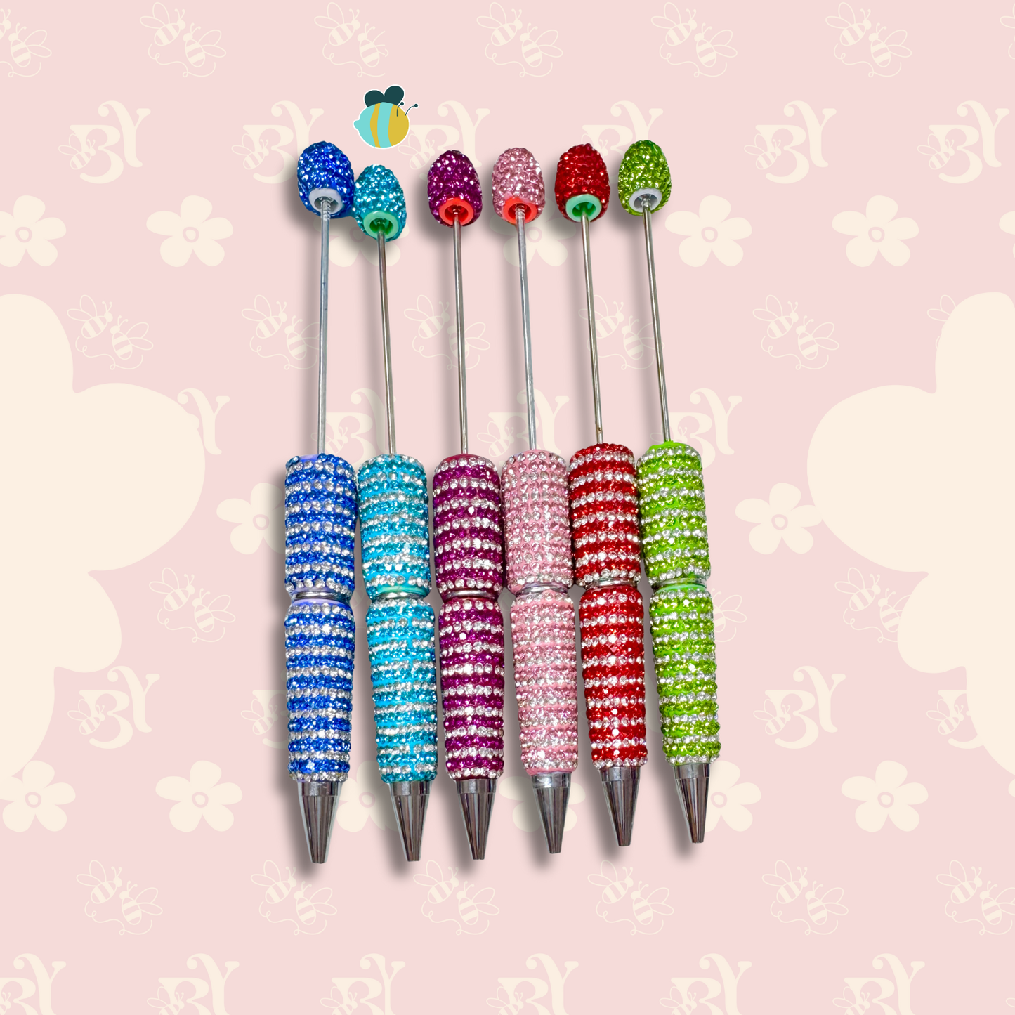 Rhinestone Stripe Pen