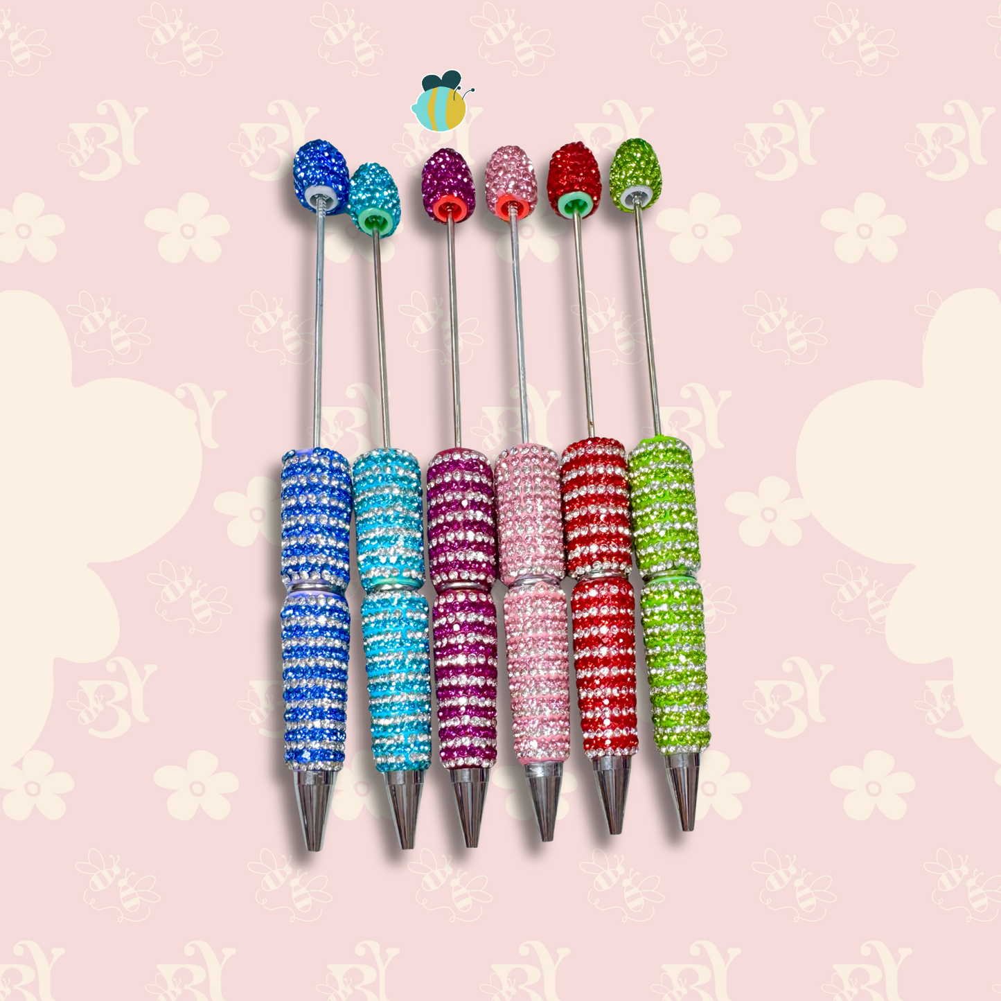 Rhinestone Stripe Pen