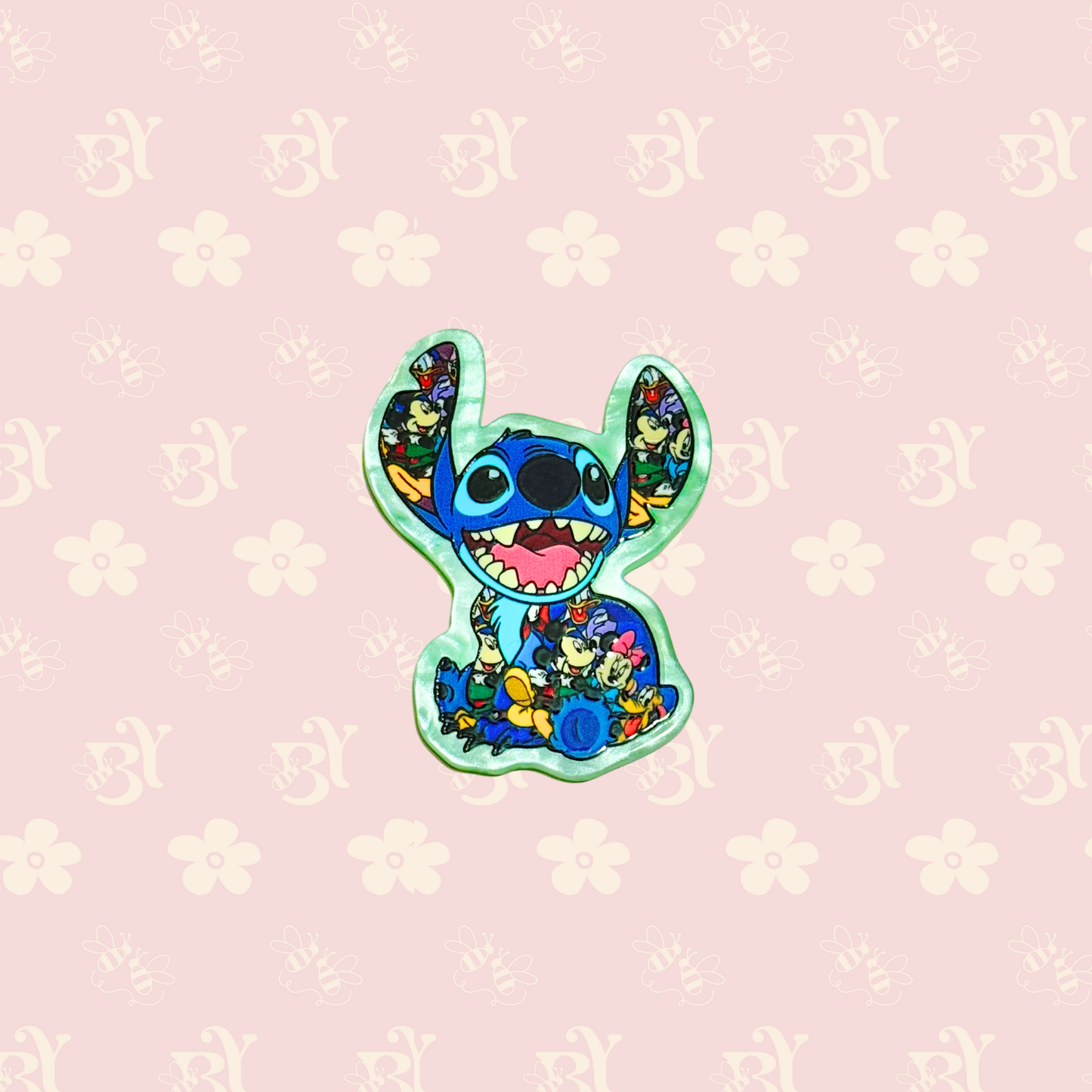 Cute Blue Alien and friends