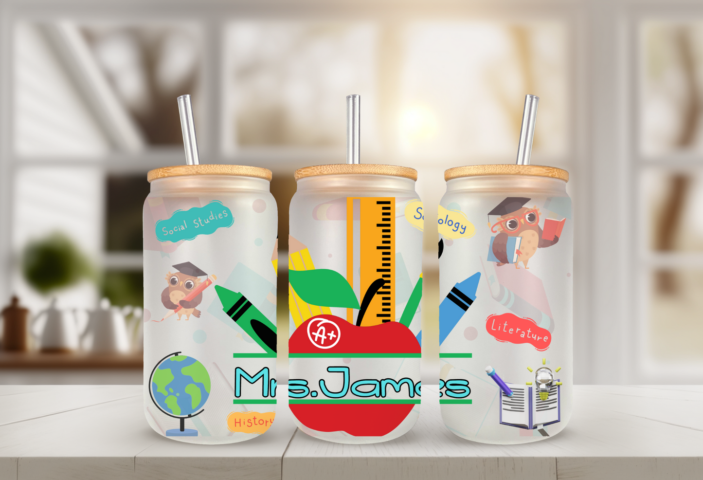 Frosted Glass Libbey Cups