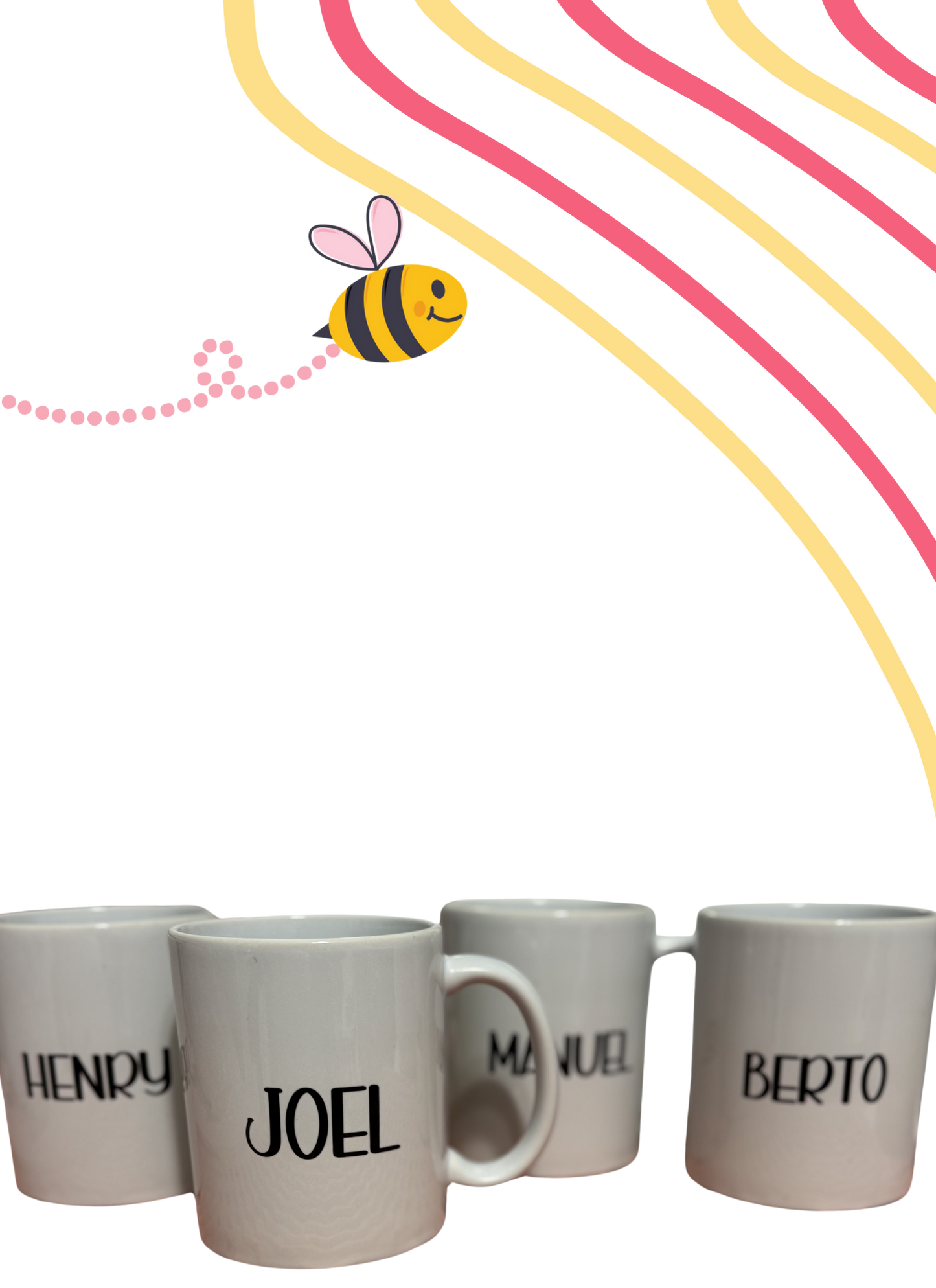 White Ceramic Mugs