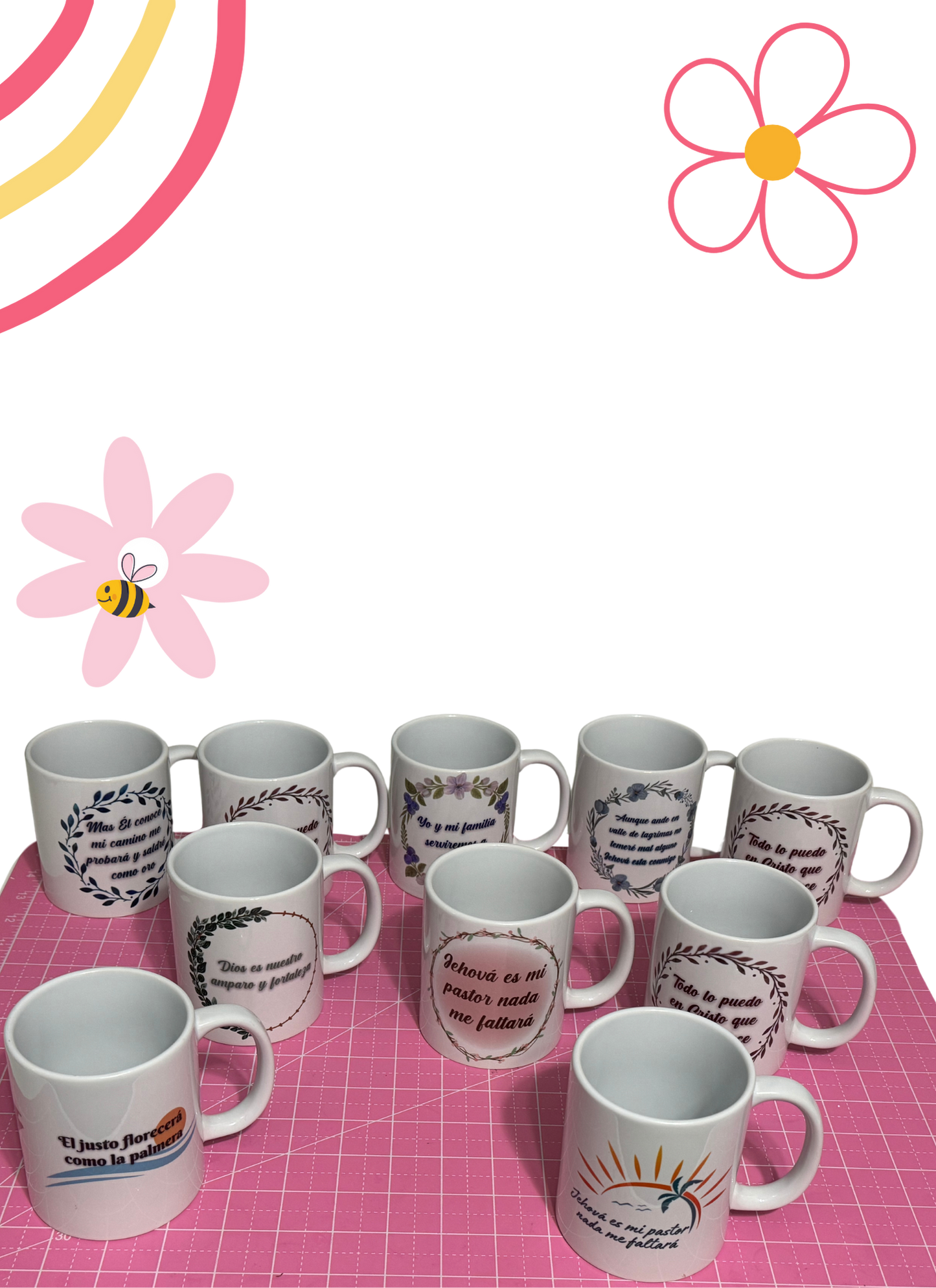 White Ceramic Mugs