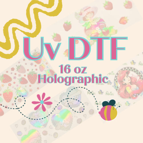 UV DTF 16oz Holographic