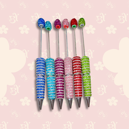 Rhinestone Stripe  Pen