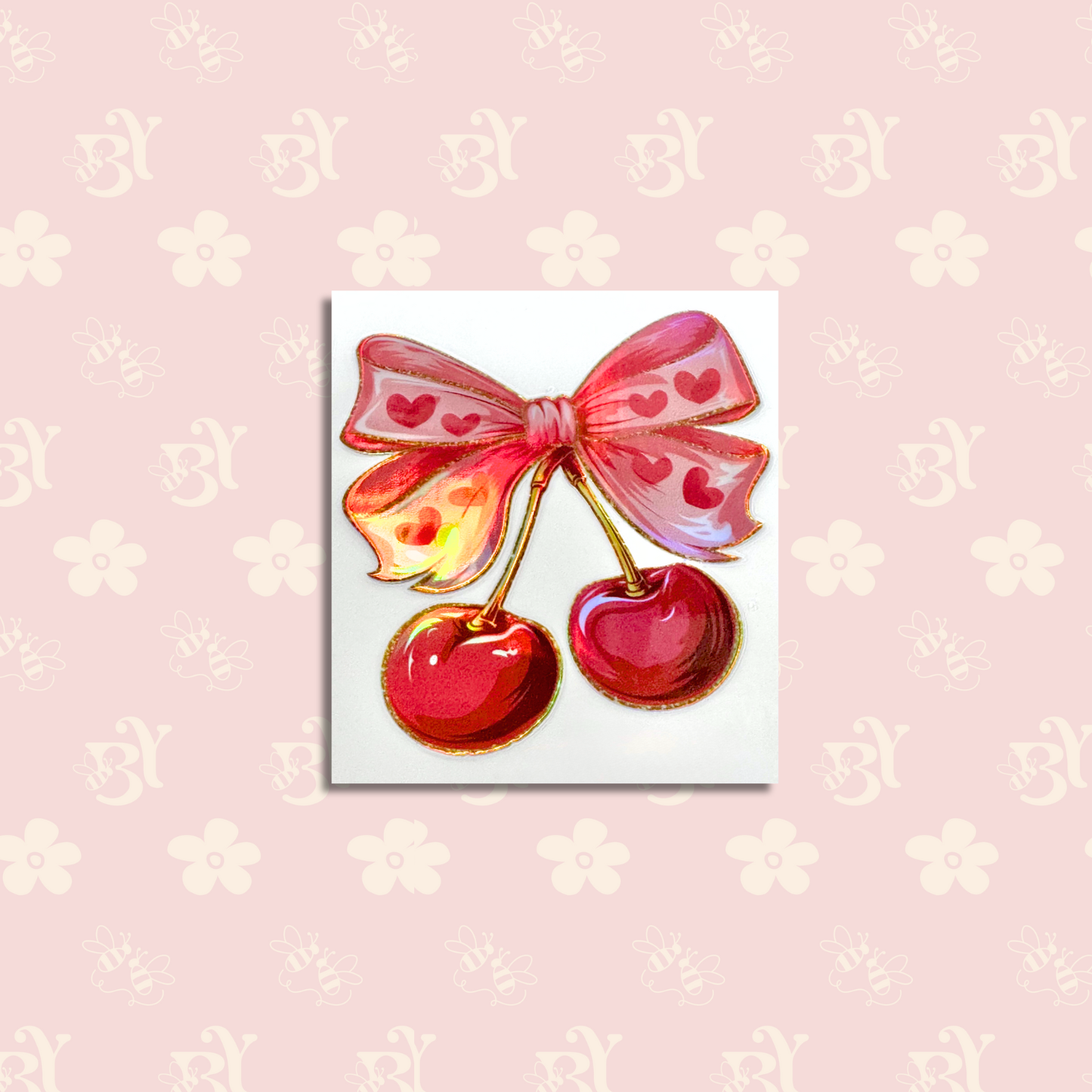 Cherry Bow "Holographic"