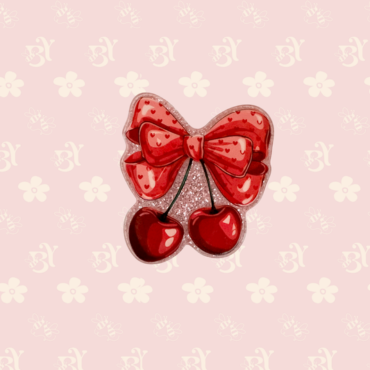 Cherry with bow