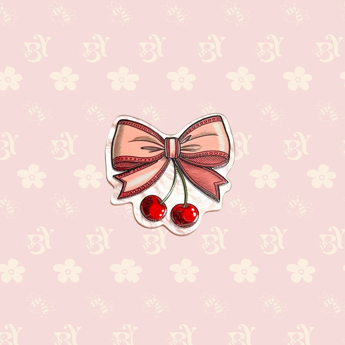 Cherry Pink Bow