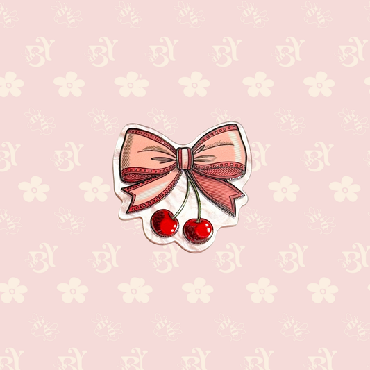 Cherry Pink Bow