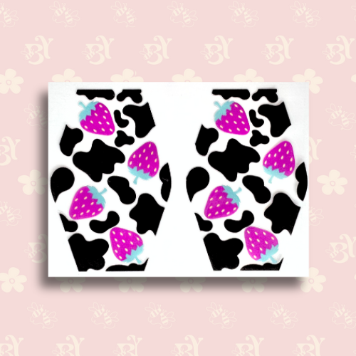 Strawberry Cow Prints
