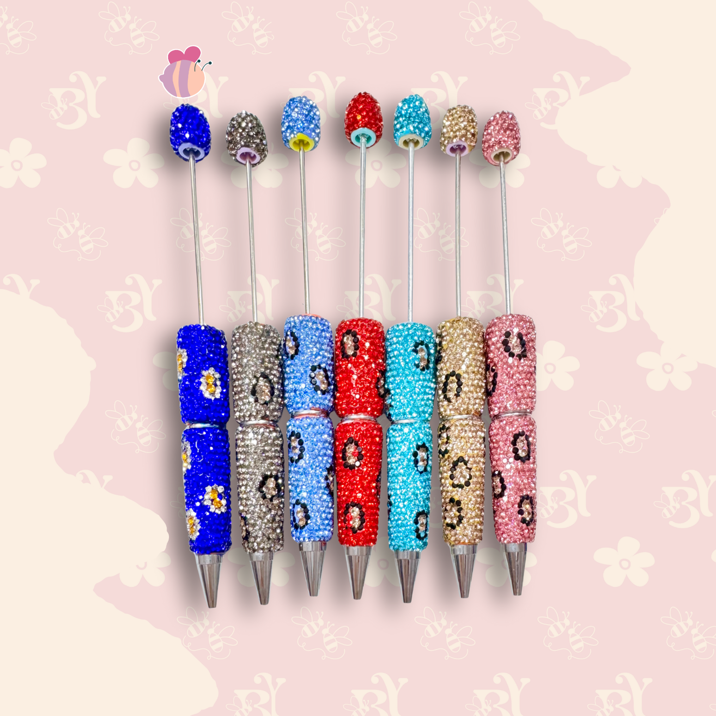 Rhinestone Animal Print Pen