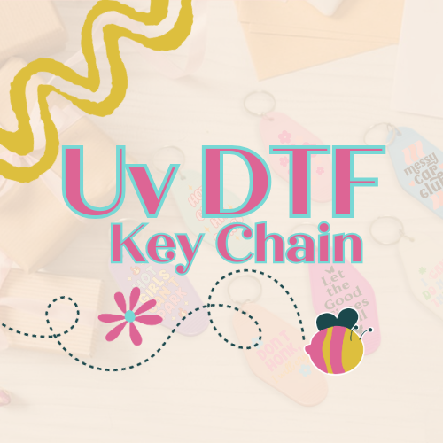 Live: UV DTF KEYCHAIN (2 STICKERS)