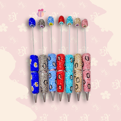 Rhinestone Animal Print Pen