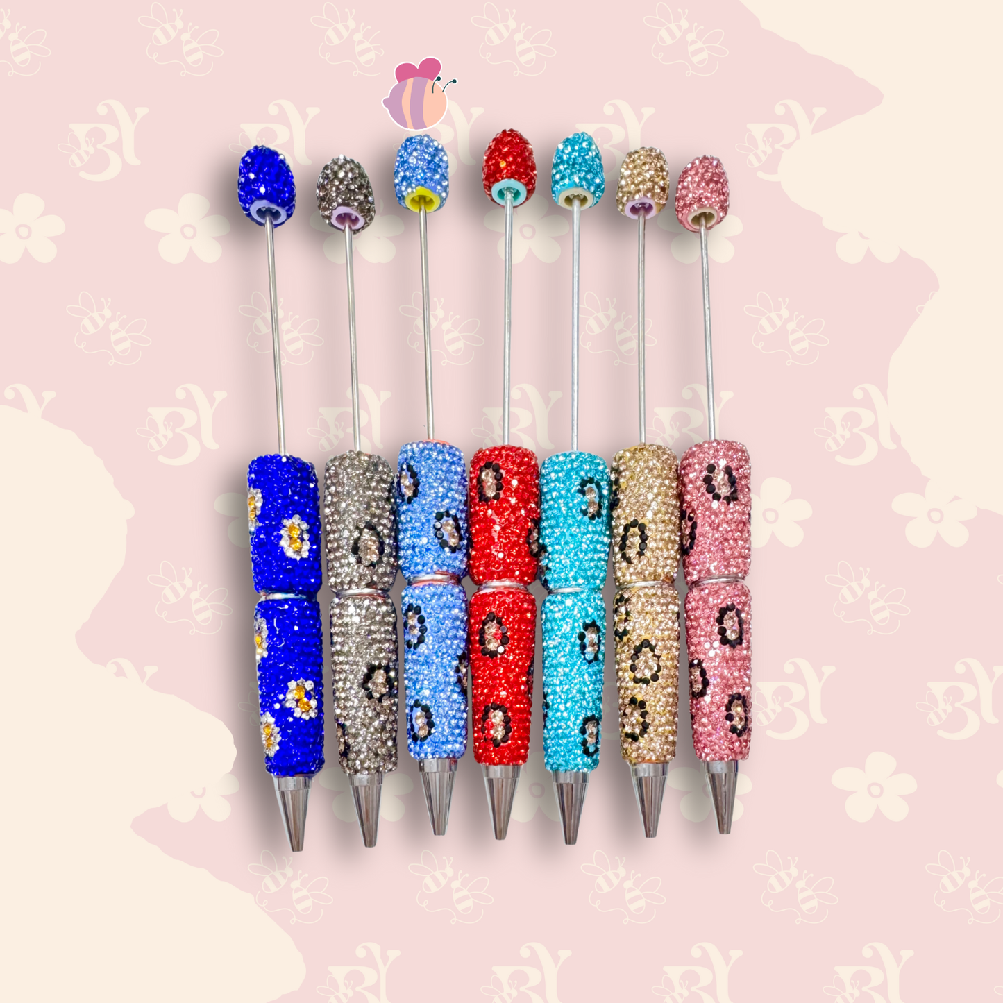 Rhinestone Animal Print Pen