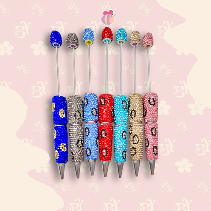Rhinestone Animal Print Pen