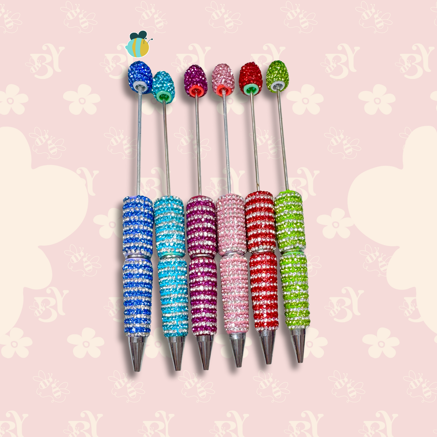 Rhinestone Stripe  Pen