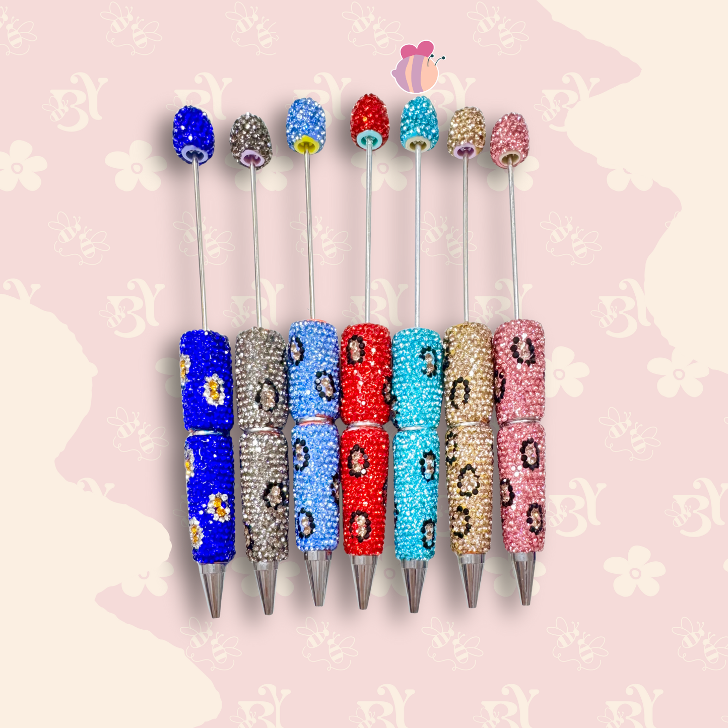 Rhinestone Animal Print Pen