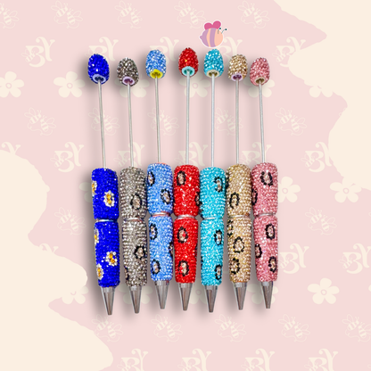 Rhinestone Animal Print Pen