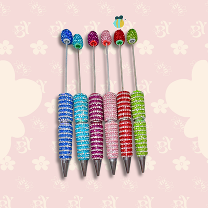 Rhinestone Stripe  Pen