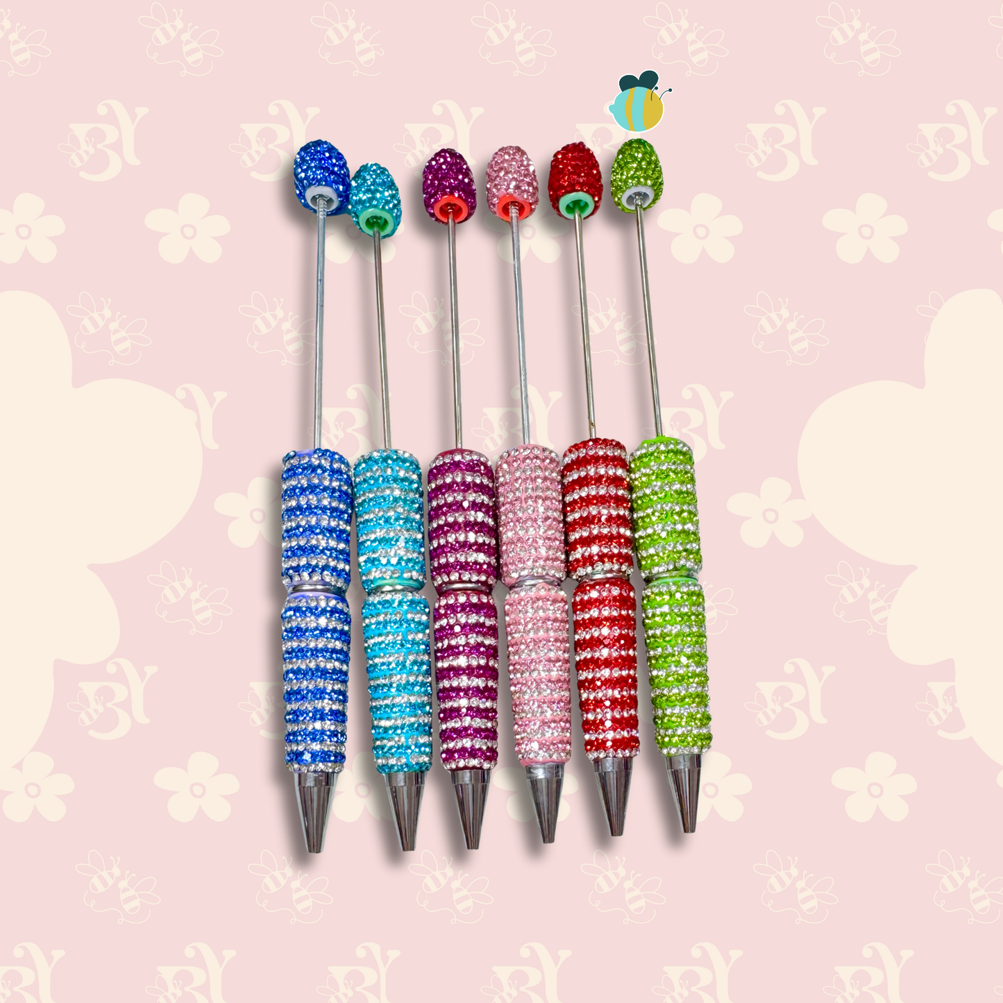 Rhinestone Stripe  Pen