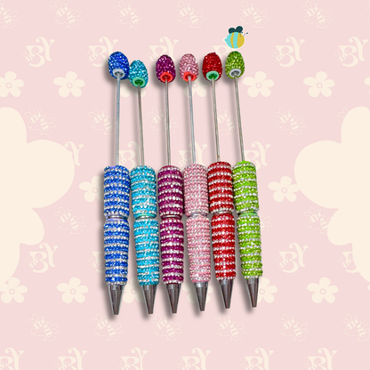 Rhinestone Stripe  Pen