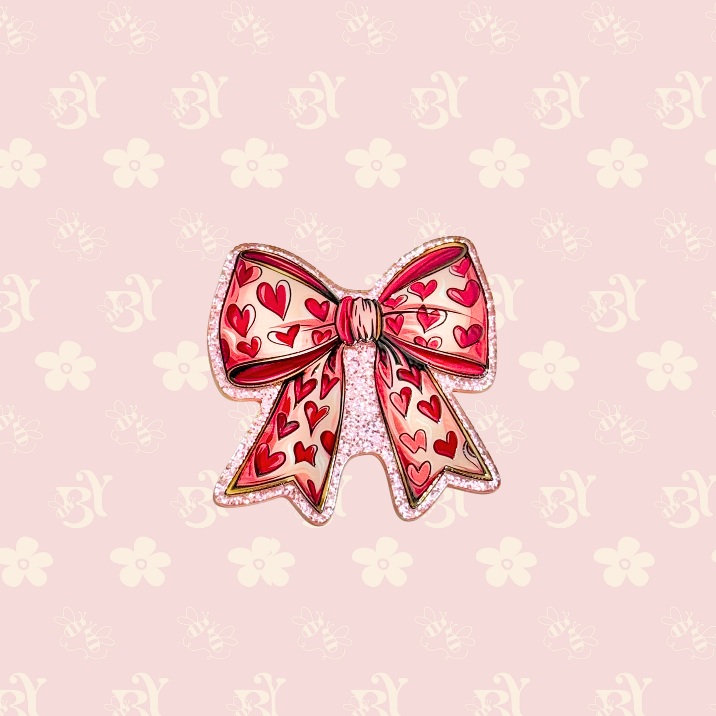 Bow and hearts