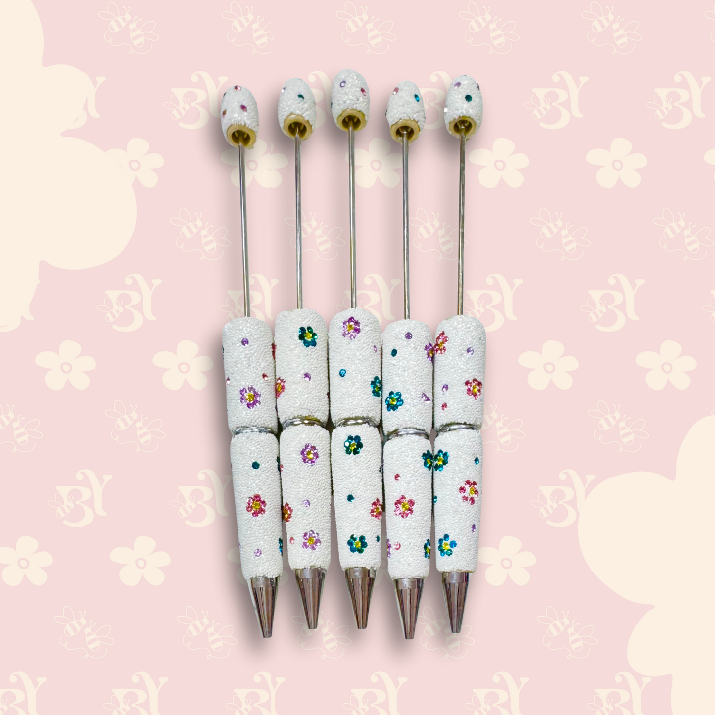 Flower Rhinestone Pen