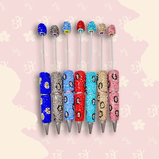 Rhinestone Animal Print Pen