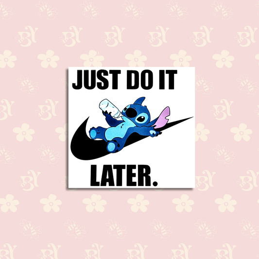 Blue Guy with Bottle  "regular"