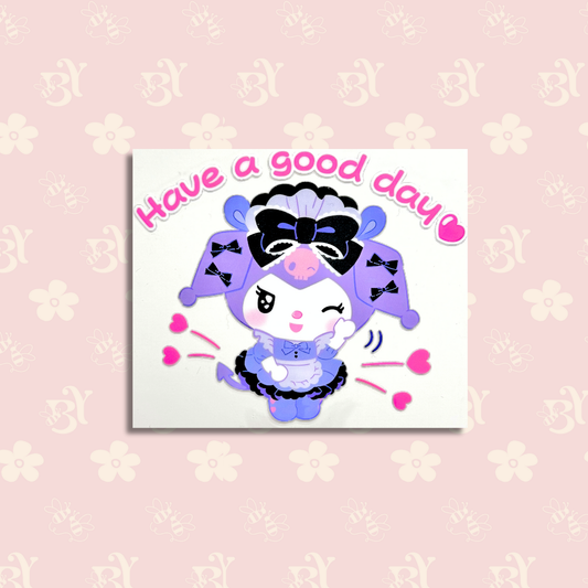 Have a good day "regular"