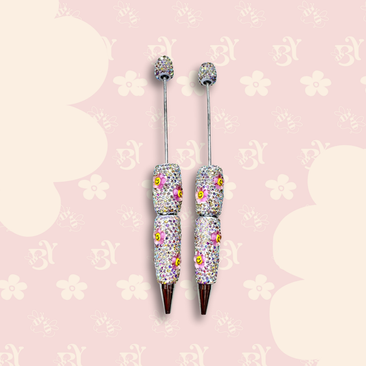 Smiley Face Rhinestone Pen