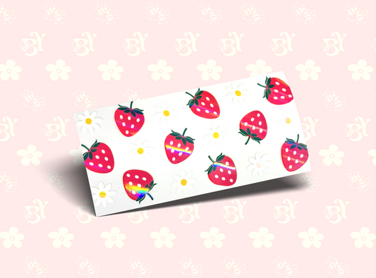 Daisies and Strawberries