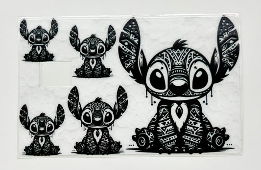 Black blue alien