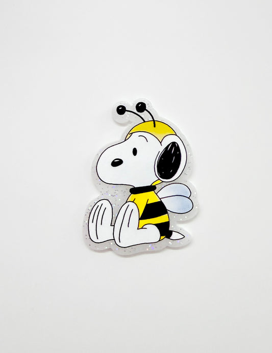 Bee white dog