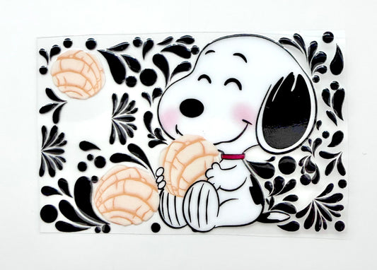 White dog & concha