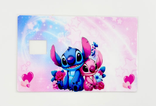 Blue and pink alien