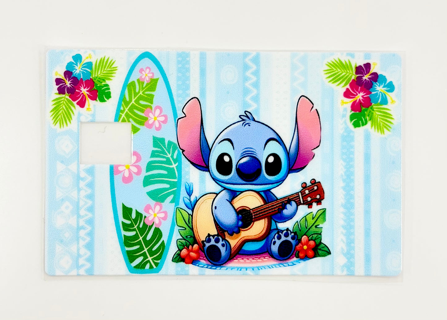 Blue Alien with Guitar