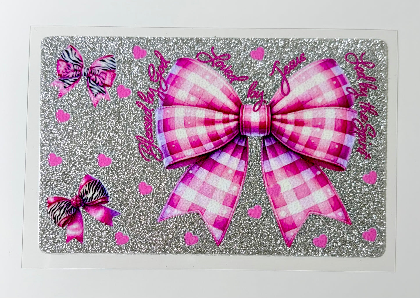 Loved by Jesus NEW Glitter "reflective style"