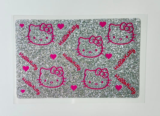 HK Pink Faces  NEW Glitter "reflective style"