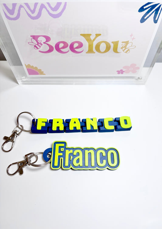 3D Name Keychains