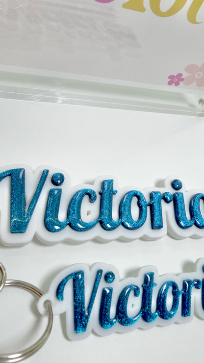 3D Name Keychains