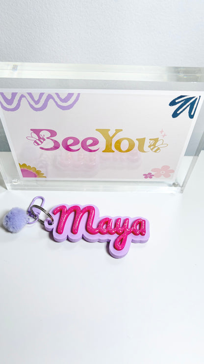 3D Name Keychains