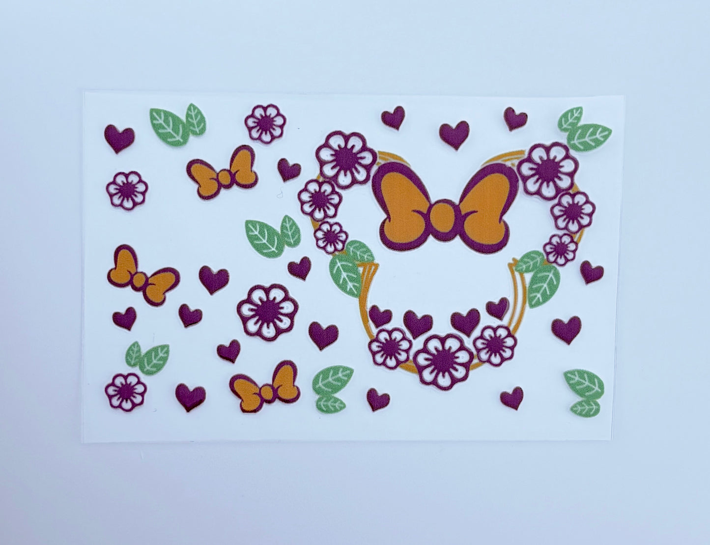 Mouse Bow & Flowers