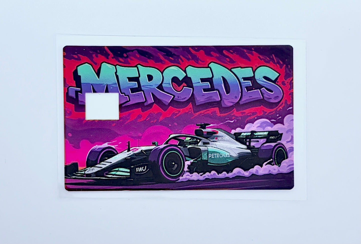 Silver/Teal Sport Car
