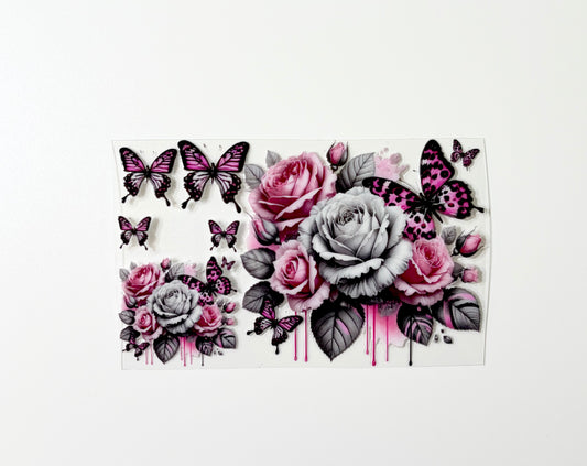 Roses and Butterflies